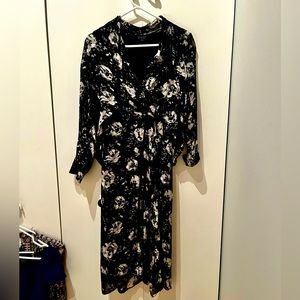 ALLSAINTS Layered Floral Dress
